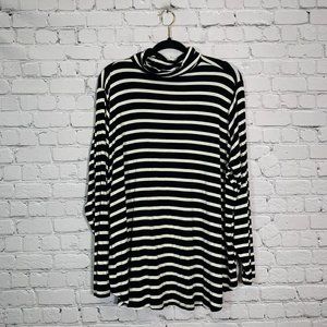 Old Navy Stripe Mockneck Size 3x